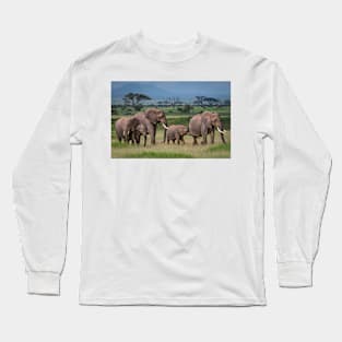 Amboseli National Park Long Sleeve T-Shirt